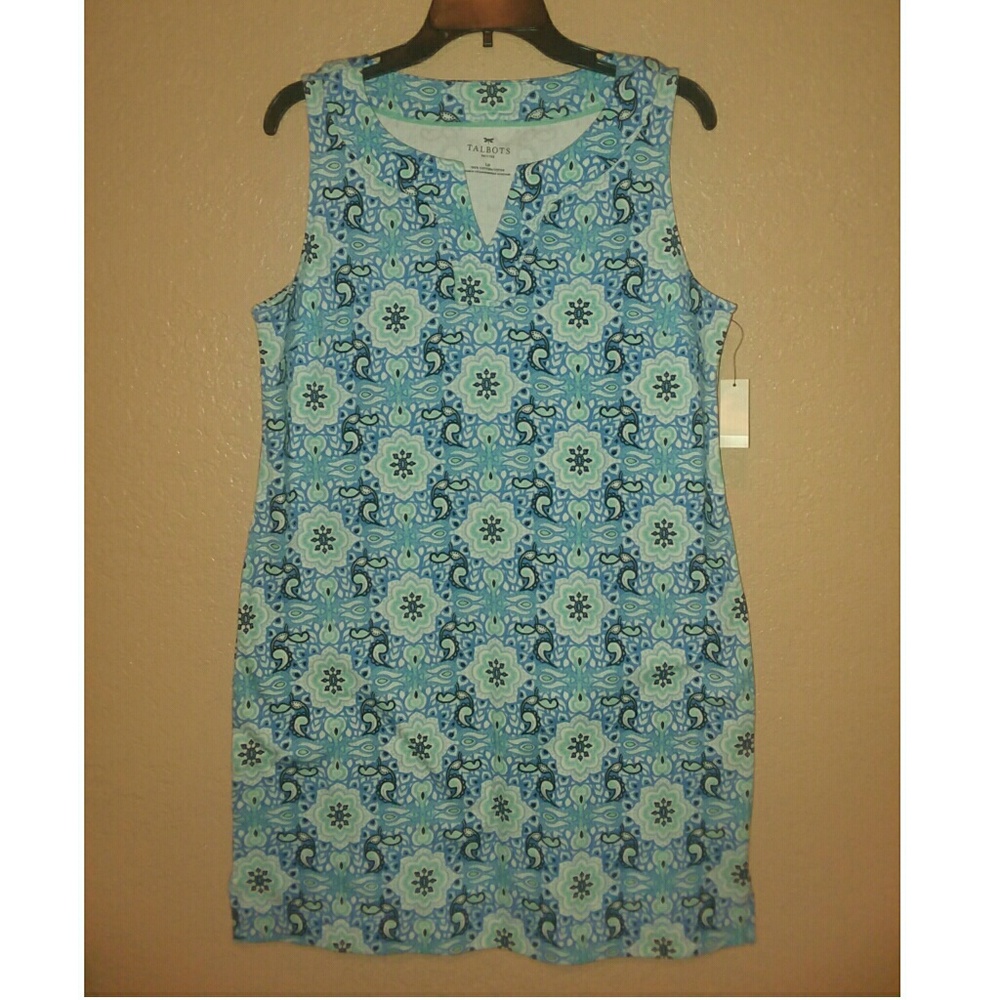 Talbots sleeveless dress